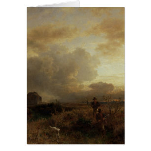 Tempestad de truenos en el campo, 1857 del claro