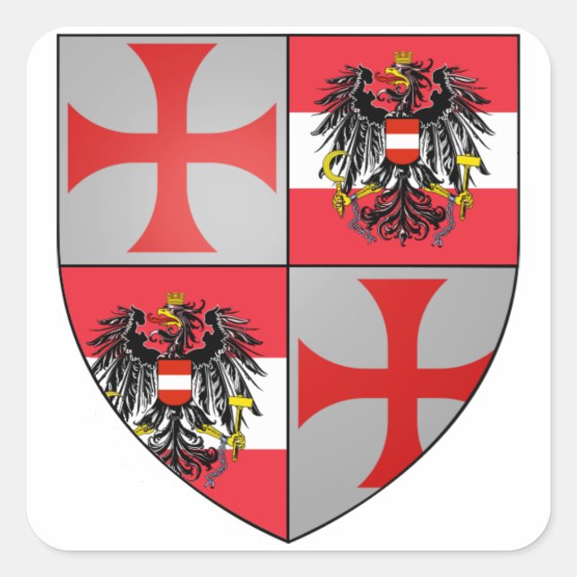 Templario Austria pegatina Nr. 0124082013 (Anverso)
