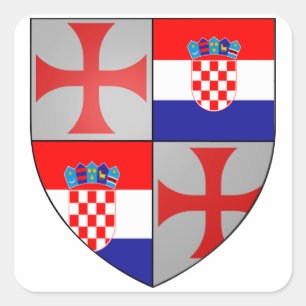 Templario Croatia pegatina Nr. 0205092013