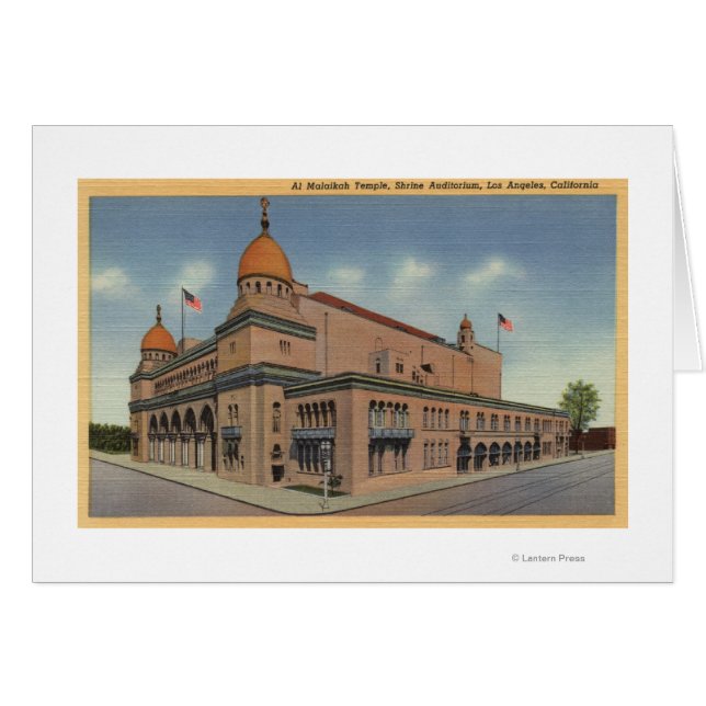 Templo de Al Malaikah y Auditorio Shrine (Anverso (Horizontal))