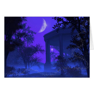 Templo de Diana en el claro de luna