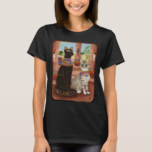 Templo de la camisa del arte del gato de la diosa