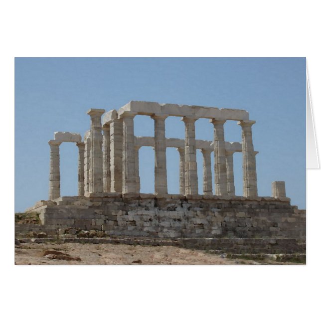 Templo de Poseidón en Cabo Sounion (Anverso (Horizontal))