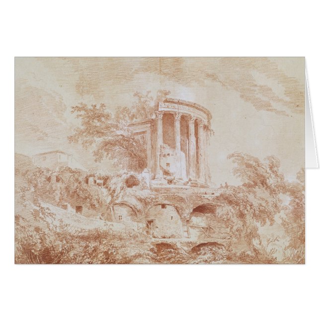 Templo del Sybil en Tivoli (Anverso (Horizontal))