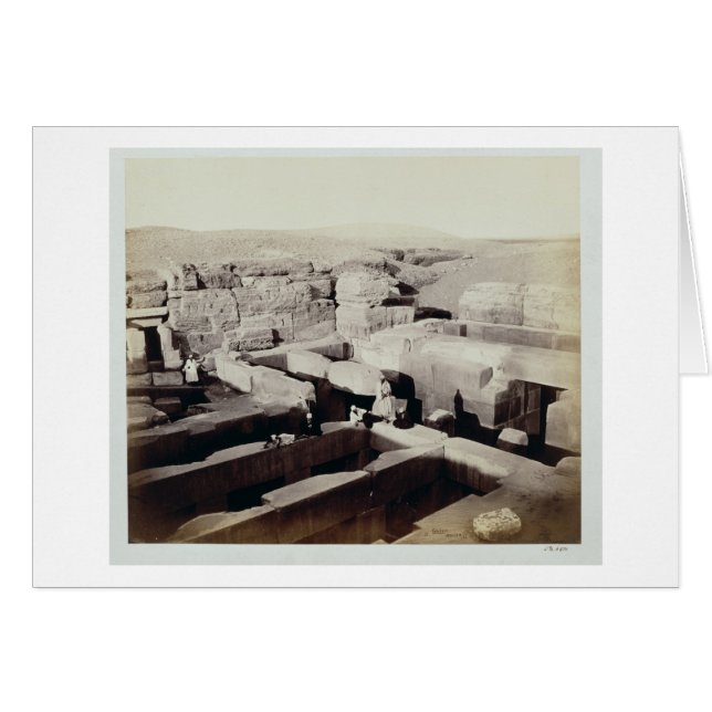 Templo excavado al pie de la Esfinge, 4° (Anverso (Horizontal))