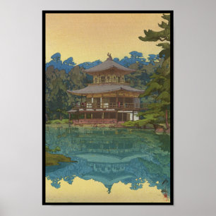 Templo Kinkakuji arte shin hanga de Yoshida Hirosh