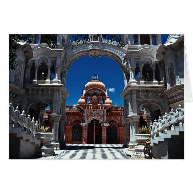 Templo Krishna Balaram, norte de Uttar Pradesh, en (Anverso (Horizontal))