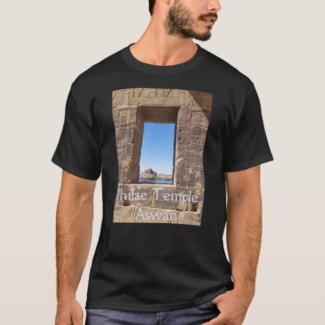 Templo Philae - Camiseta de Aswan (Anverso)