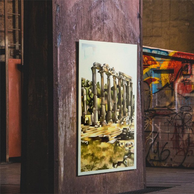 Templo romano antiguo ruina arte de estilo geométr (Subido por el creador)
