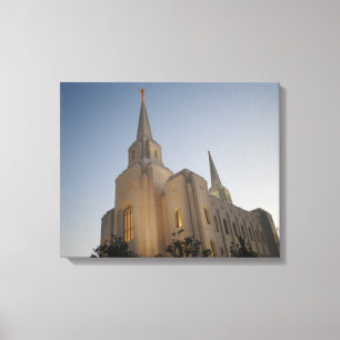 Templo Utah de Brigham City #1 Canvas de arte de p