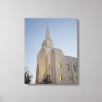 Templo Utah de Brigham City #2 Canvas de arte de p