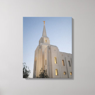 Templo Utah de Brigham City #2 Canvas de arte de p