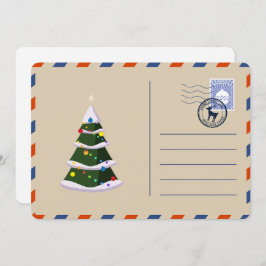 Temporada de árbol de navidad retro vintage person