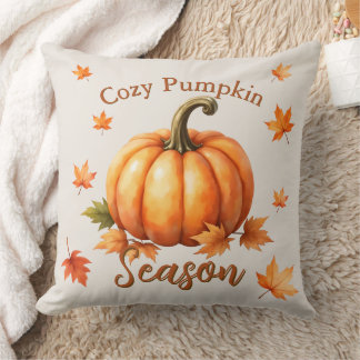 Temporada de Calabaza Acogedora - Almohada de Otoñ