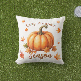 Temporada de Calabaza Acogedora - Almohada de Otoñ