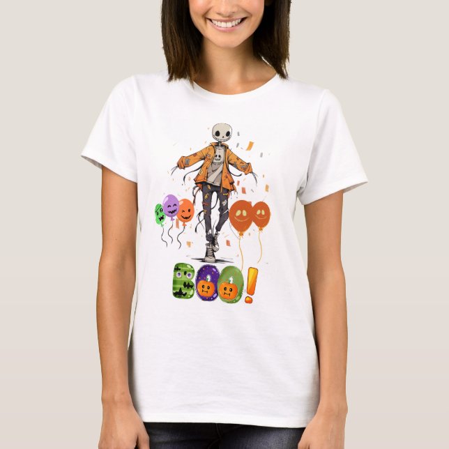Temporada de fantasía, camiseta de Halloween Ghost (Anverso)