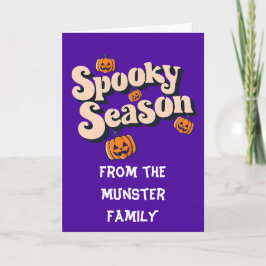 Temporada de fantasía personalizada - Tarjeta de H