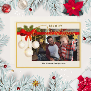 Temporada de Fotos de Navidad Pino Feriado Blanco