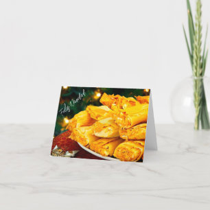 Temporada de la tarjeta de vacaciones Tamales