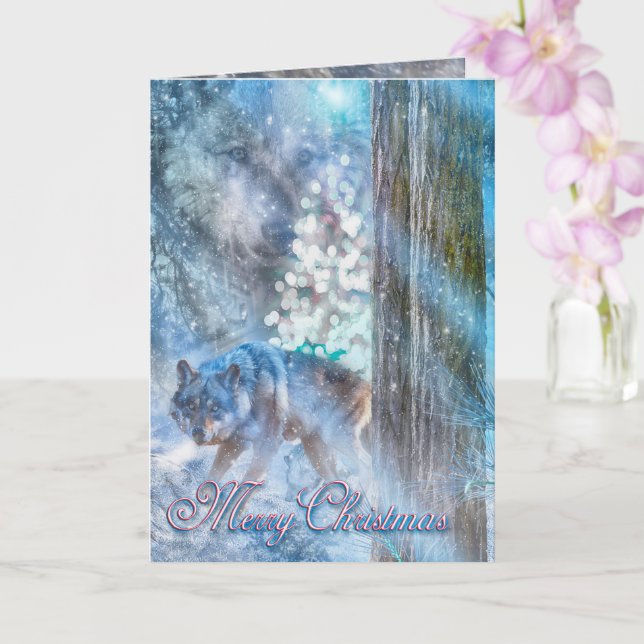 TEMPORADA DE Lobo Gris DE LA Tarjeta WOLF (Orquídea)