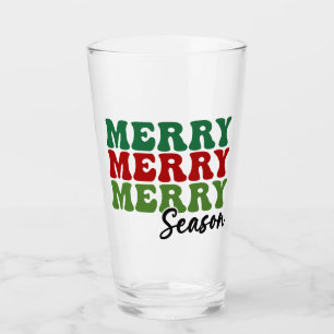 Temporada de merry Merry - Arte de vacaciones retr