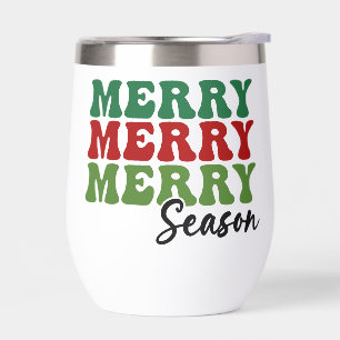 Temporada de merry Merry - Arte de vacaciones retr