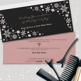 Temporada de moda de belleza y alegría tarjeta pla