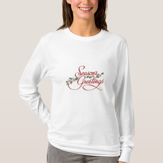 Temporada de profesores saluda camiseta (Anverso)