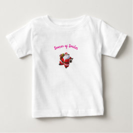 Temporada de Sonrisas - Camiseta Navideña de Bebé