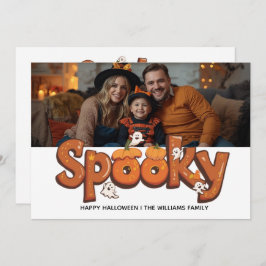 temporada espeluznante, feriado de fotos familiare