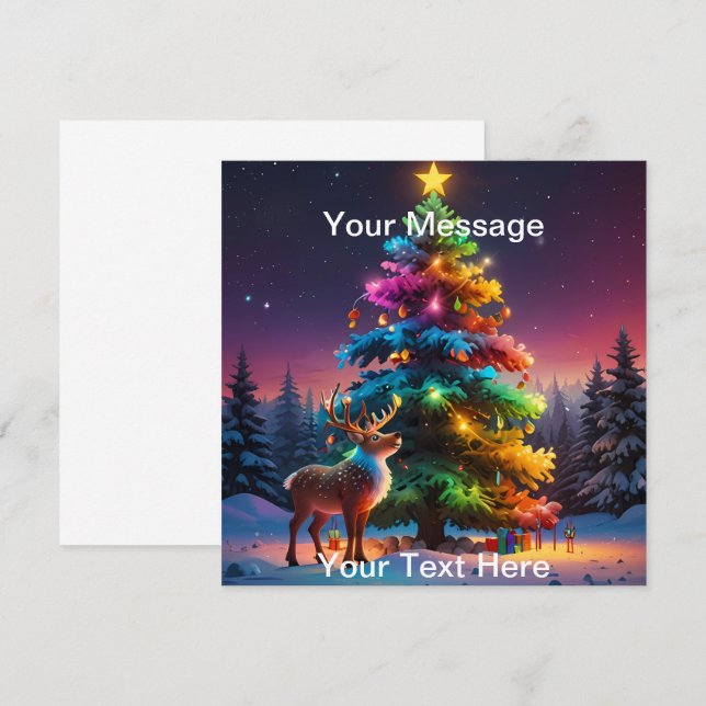 Temporada navideña de invierno de navidades Wonder (Anverso / Reverso)