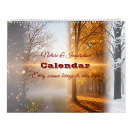 Temporadas de Luz – Calendario de pared Naturaleza