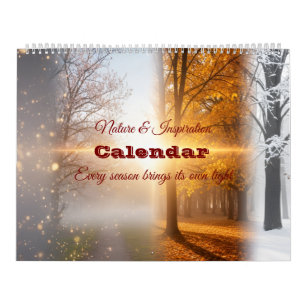 Temporadas de Luz – Calendario de pared Naturaleza