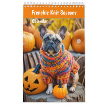 Temporadas de punto Frenchie - Calendario de perro