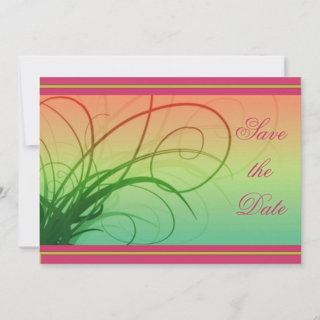 Temporadas Guardar la invitación de fecha (Anverso)