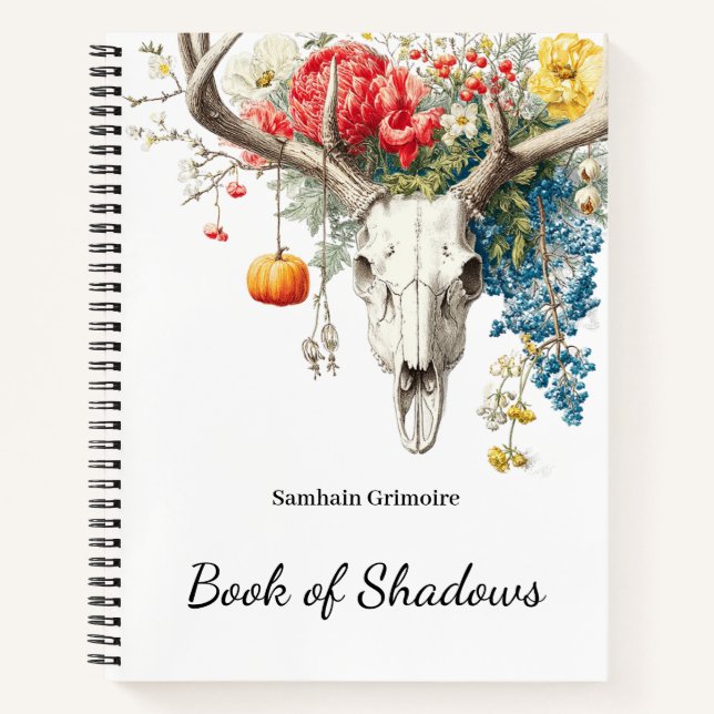 Temporadas místicas | Samhain Grimoire Libro de la (Anverso)