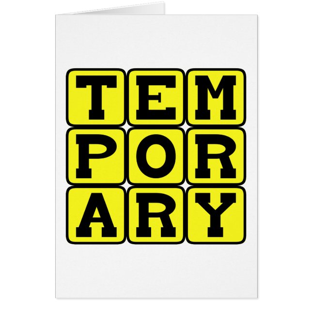 Temporal, a Corto Plazo (Frente)