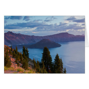Temprano en la mañana, Crater Lake