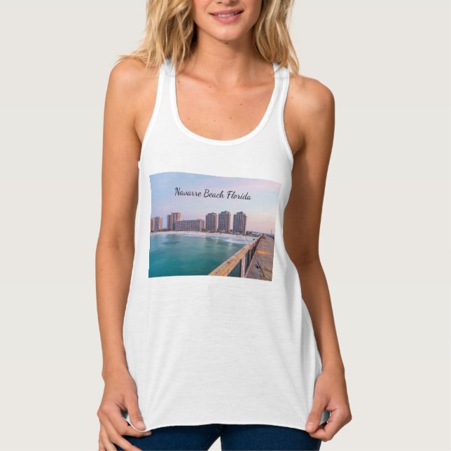 Temprano Navarre Beach Florida Fiebre Top (Anverso)