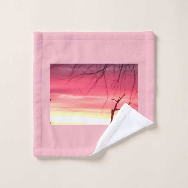 Temprano por la mañana invierno Sunrise Wash Cloth (Toallita)