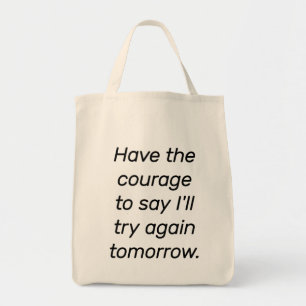 Ten La Bolsa De Tote De La Coraje De La Compra