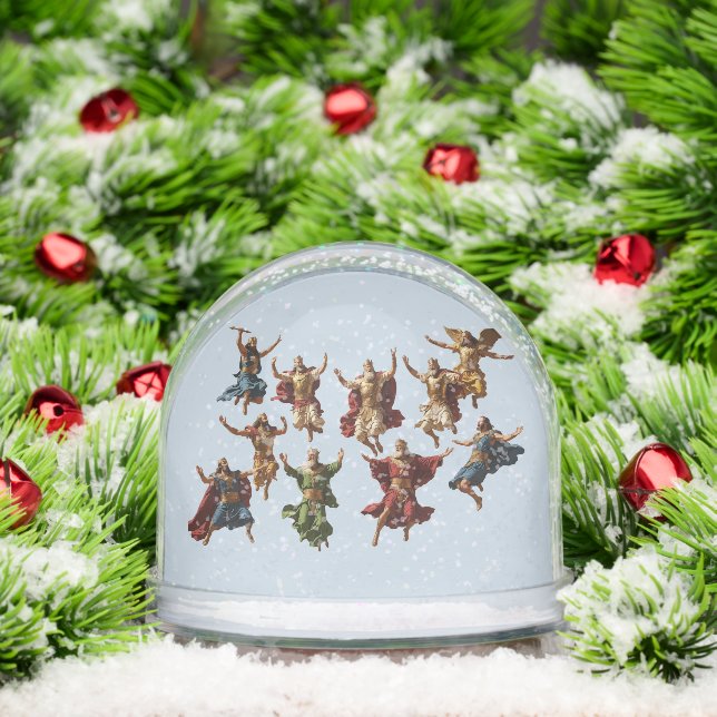 Ten Lords Leaping The Ten Commandments Vector  (Navidad)