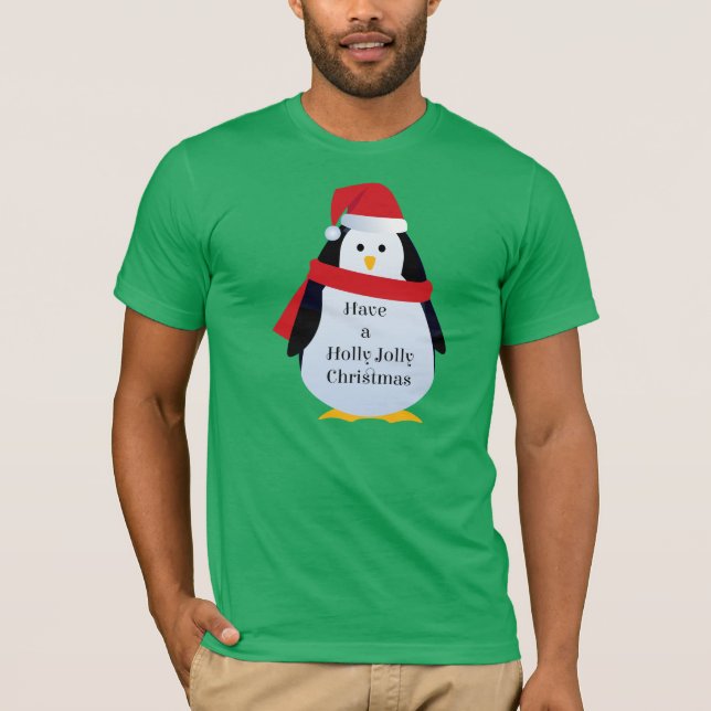 "Ten Navidades de Holly Jolly", camiseta de Santa  (Anverso)