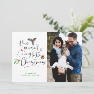 Ten Tu Pequeña Tarjeta De Fotos De Navidad