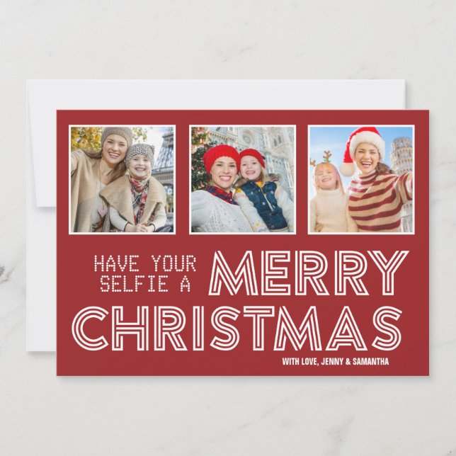 Ten tu Selfie Feliz Navidad 3 Foto Instagram (Anverso)