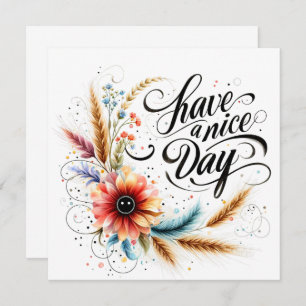 Ten un buen día floral