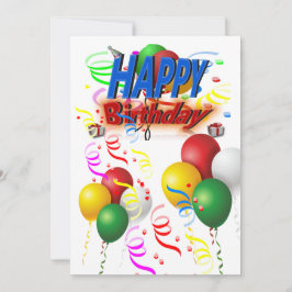 Ten un cumpleaños feliz y colorido