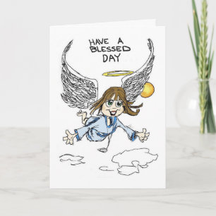 ¡Ten Un Día Bendito! Tarjeta de amistad