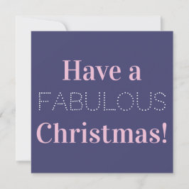 Ten un fabuloso Navidad Foto Rosa Azul