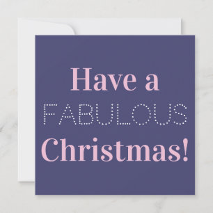 Ten un fabuloso Navidad Foto Rosa Azul